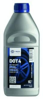 Рідина гальмівна DOT4 1L HELLA 8DF 355 360-021