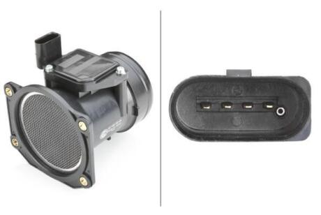VW Витратомір повітря Audi A3,4,Seat,Skoda Octavia,Golf IV,Passat 1.6/2.5 HELLA 8ET 009 142-261