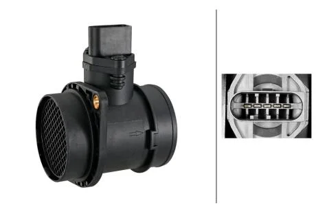 VW Расходомер воздуха Audi A3/4/6,Seat,Skoda Octavia,Golf IV,Passat 1.8T 95- HELLA 8ET 009 149031