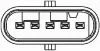 DB Витратомір повітря С203/204 E211/212 HELLA 8ET 009 149171 (фото 2)