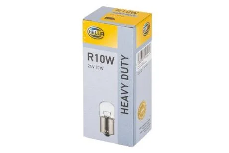 Лампа розжарювання, R10W 24V 11W BA 15s HELLA 8GA 002 071251
