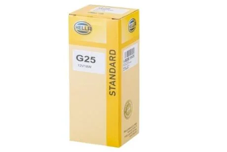 12V 18W Автолампа (BA15s) тип R 12V/18W HELLA 8GA 002 072121