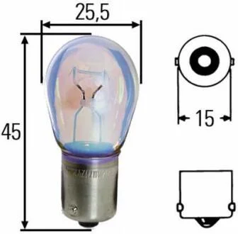 P21W 24V 21W Автолампа HD (Збільшений ресурс !) HELLA 8GA 002 073251
