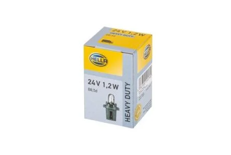B 8.5d 24V 1.2W сіра автолампа HELLA 8GA 007 997071