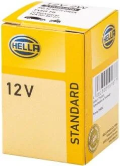 Лампа розжарювання, 12V 2W BX8,5d світло-зелений HELLA 8GA 007 997221