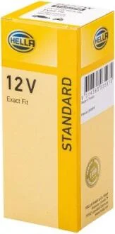 P27/7W 12V 27/7Вт W2.5x16q Автолампа STANDARD HELLA 8GD 007 731271