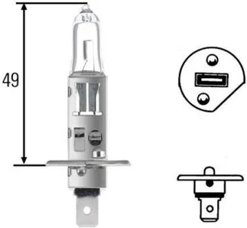 H1 12V 55W Лампа розжарювання HELLA 8GH 002 089133