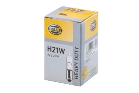 H21W 24V 21W автолампа HELLA 8GH 008 417012