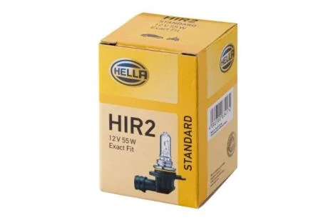 Лампа розжарювання, HIR2 (55) PX22d 12V HELLA 8GH 009 319001