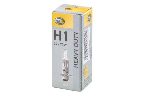 H1 24V 70W P14.5s Лампа розжарювання HEAVY DUTY HELLA 8GH 178 555141 (фото 1)