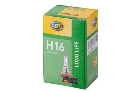 Лампа розжарювання LONG LIFE H16 12В PGJ19-3 HELLA 8GH 186 996001