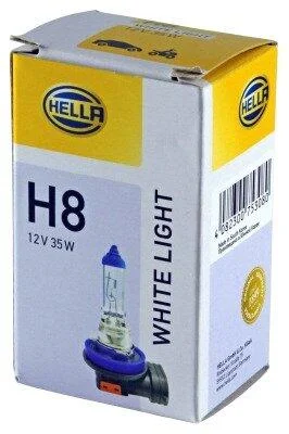 Лампа розжарювання White Light H8 12V 35W 4200K HELLA 8GH 223 498141 (фото 1)