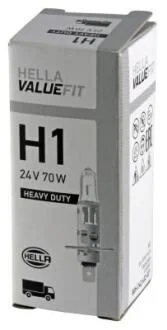 Лампа 24V H1 70W P14.5s VALUEFIT HELLA 8GH 242 632021