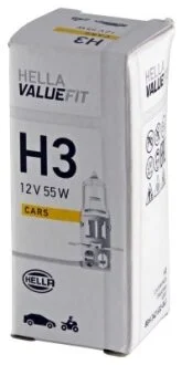 Лампа 12V H3 55W PK22s VALUEFIT HELLA 8GH 242 632041