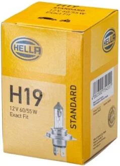 H19 12V 60/55W Лампа галогенова STANDARD HELLA 8GJ 235 698101