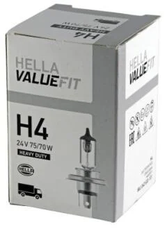 Лампа 24V H4 75/70W P43t VALUEFIT HELLA 8GJ 242 632101