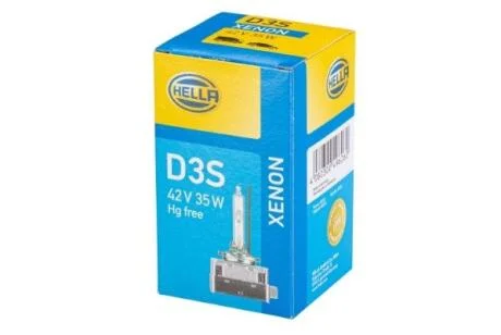 D3S 12V35W Лампа газорозрядная XENON HELLA 8GS 009 028311