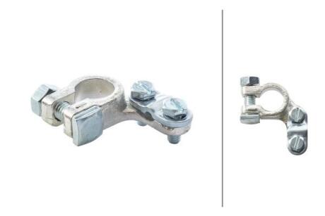 Клема аккумуляторная &quot;минус&quot; (-) слева HELLA 8KX 091 452-031