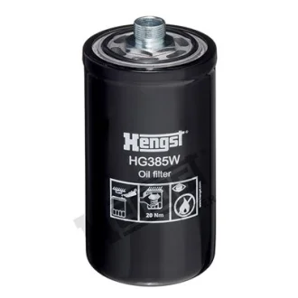 Гідравлічний фільтр (фільтр, що вгвинчується) ABG SD200DX, SD200F AG CHEM 1254, 544 AGCO R42, R62, R72 AMMANN ASC 110 D, ASC 150 D BELL 310 SG, 315 SG BOMAG BW12R, BW284 CASE IH 1660, 1840 HENGST FILTER HG385W