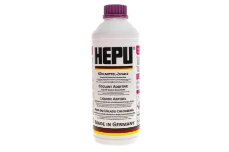 Антифриз G12 evo фіолетовий концентрат 1.5л HEPU P999EVO12