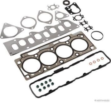 Комплект прокладок двигуна (верх) RENAULT GRAND SCENIC II, GRAND SCENIC III, LAGUNA II, MEGANE, MEGANE II, MEGANE III, SCENIC II, SCENIC III SUZUKI GRAND VITARA II 1.9D 11.02- HERTH + BUSS J1248039