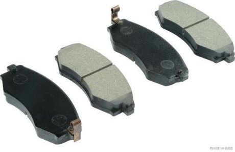 Колодки гальмівні дискові (комплект 4 шт) HERTH + BUSS J3600517