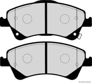 Комплект гальмівних накладок, дискове гальмо HERTH + BUSS J3602004