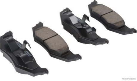 Колодки гальмівні дискові (комплект 4 шт) HERTH + BUSS J3610801