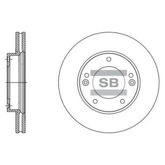 Гальмівний диск Hi-Q (SANGSIN) SD2067
