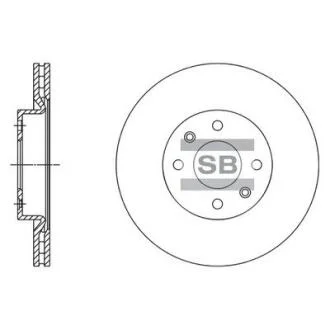 Гальмівний диск Hi-Q (SANGSIN) SD3061