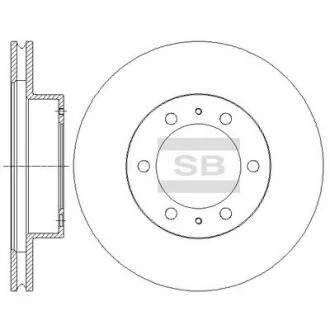 Гальмівний диск Hi-Q (SANGSIN) SD4030