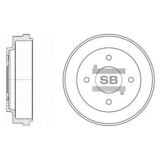 Гальмівний барабан Hi-Q (SANGSIN) SD4212