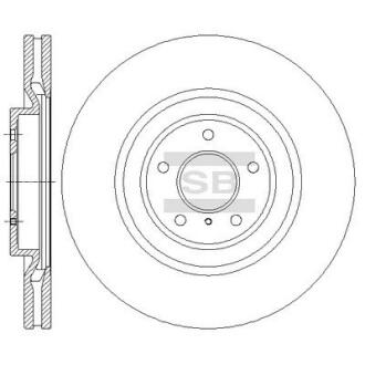 Диск гальмівний Hi-Q (SANGSIN) SD4228
