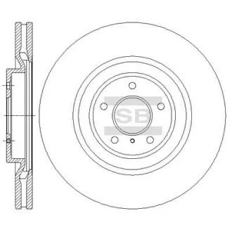 Диск гальмівний Hi-Q (SANGSIN) SD4228