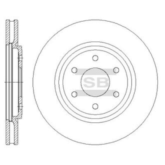 Гальмівний диск Hi-Q (SANGSIN) SD4229