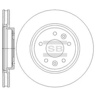 Гальмівний диск Hi-Q (SANGSIN) SD4251