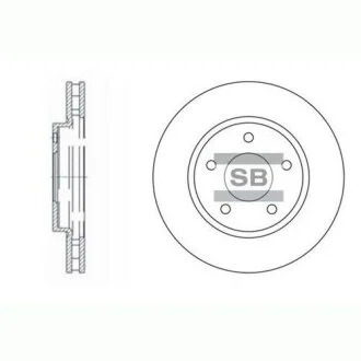Диск гальмівний Hi-Q (SANGSIN) SD4315