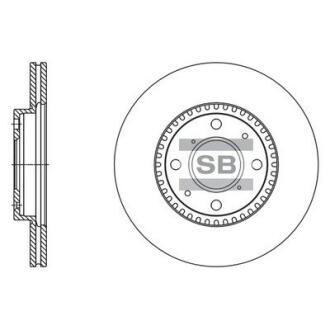 Диск гальмівний Hi-Q (SANGSIN) SD4803