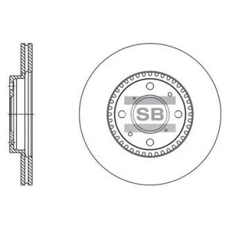 Диск гальмівний Hi-Q (SANGSIN) SD4803