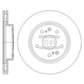 Гальмівний диск Hi-Q (SANGSIN) SD4810