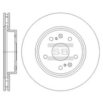 Гальмівний диск Hi-Q (SANGSIN) SD4810