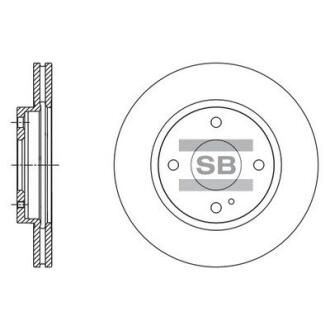 Гальмівний диск Hi-Q (SANGSIN) SD5306