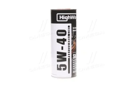Олива моторна HighWay 5W-40 SN/CF (Каністра 1л) HiGHWAY 10027