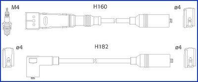 Комплект проводів високої напруги HITACHI 134717
