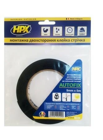 Двух. вспін скотч чорн 12ммх5м HPX DSA1205 (фото 1)