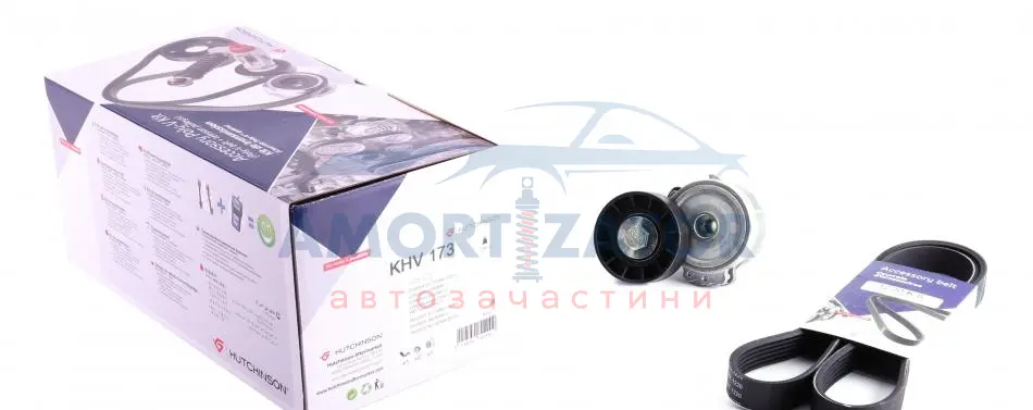 Комплект ременя генератора HUTCHINSON KHV 173 (фото 1)