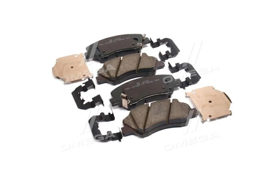 Комплект гальмівних колодок (вир-во Mobis) Hyundai/Kia/Mobis 581011RA01 (фото 1)