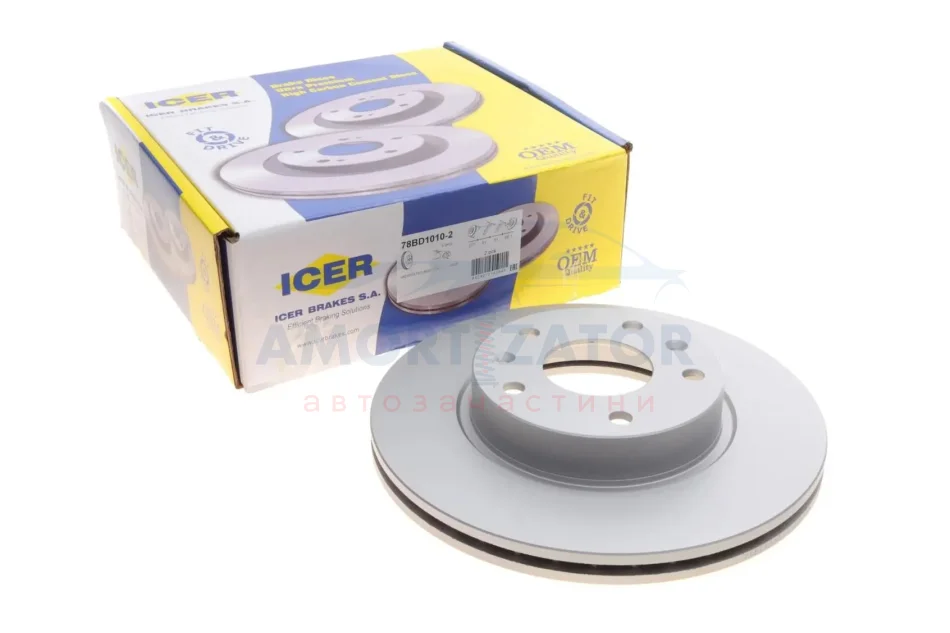 Диск гальмівний ICER 78BD10102 (фото 1)