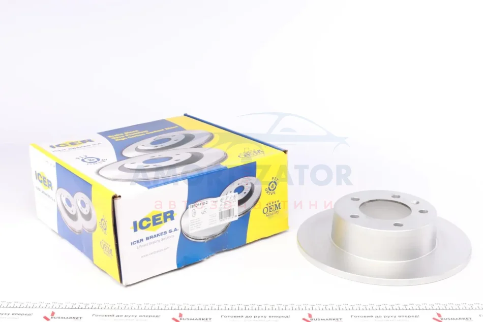 Диск гальмівний ICER 78BD14102 (фото 1)