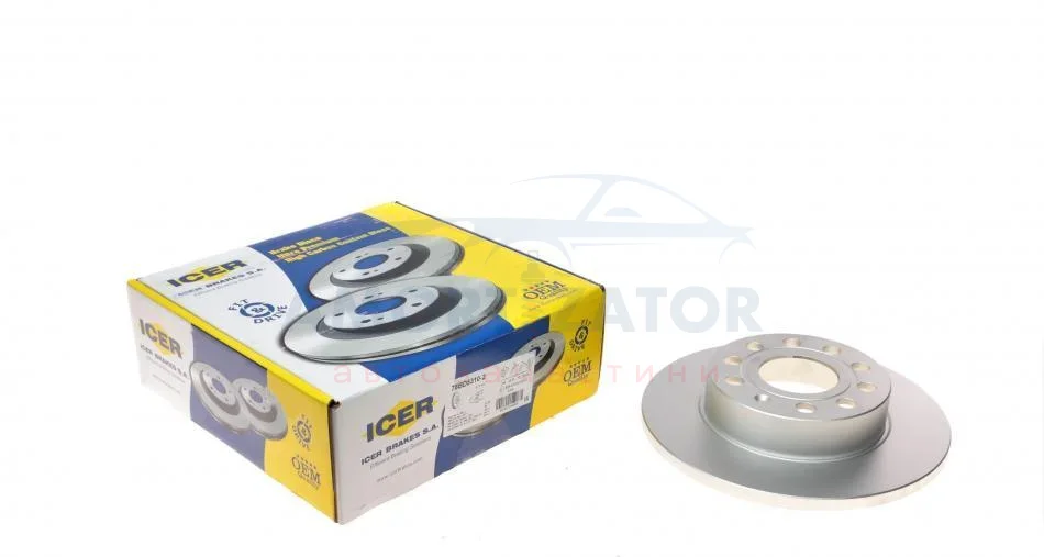Диск гальмівний ICER 78BD53102 (фото 1)